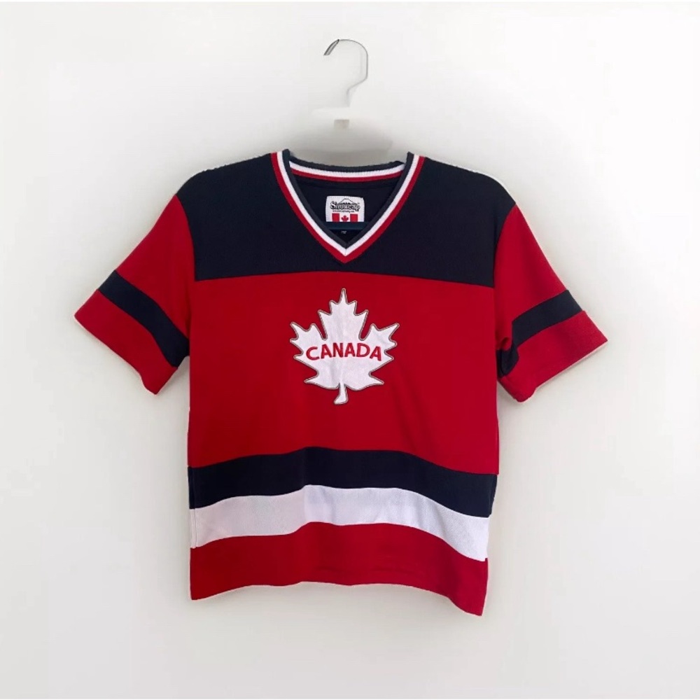 Snowcap Trading Company Canada Hockey Jersey Youth Size XXL Stitched Maple Leaf